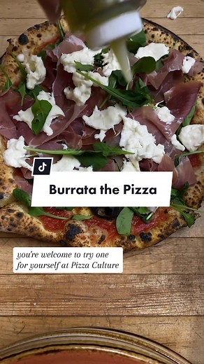 “Burrata The Pizza” is a pizza to remember! Have you tried it yet? #pizzaculture #pizzayyc #yyc #yycfoodies #yycdatenight #yycdateideas #prosciutto #dop #burrata #pizza