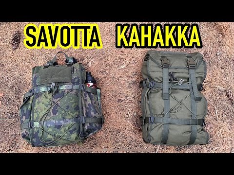 SAVOTTA KAHAKKA 15L and 25L Combat Backpack Day Pack #savotta #kahakka #varusteleka