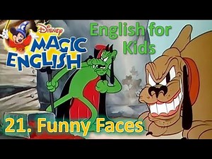 Magic English Ep. 21 - Funny Faces (HD) | Original version - Без перевода