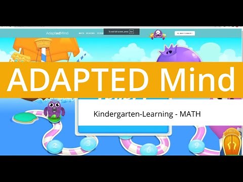 002 Adapted Mind Learning Program - Kindergarten Learning - Math