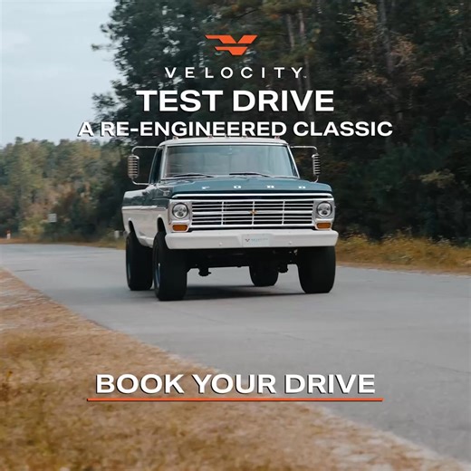 Drive a re-engineered classic built by hand and balanced to perfection. Book your test drive today. | Velocity Restorations