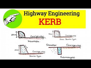 kerb in road || kerb in highway engineering || What is Kerb in Highway🔥🔥