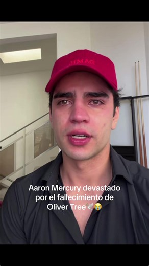 Aaron Mercury devastado por el fallecimiento de Oliver Tree 😞 #parati #aaronmercury #olivertree #fyp