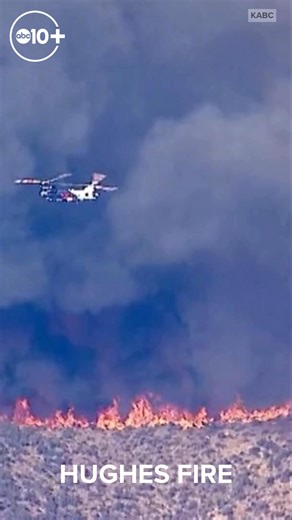 The Hughes Fire near Castaic started this morning and has rapidly spread to more than 3,400 acres prompting evacuations. The latest: https://www.abc10.com/article/news/local/wildfire/hughes-fire-los-angeles-county/103-42ee9542-602a-4ff1-a27b-df9f54313f71?tag1=kxtvshare | ABC10