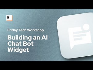 Building An AI Chat Bot Widget To Use With Any API 🤖
