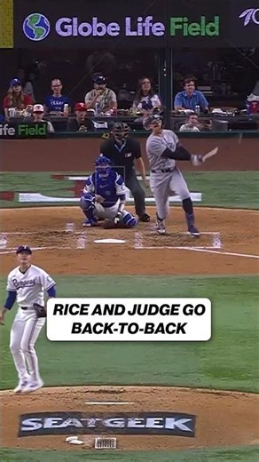 Home runs number 10 for Ben Rice and 11 for Aaron Judge! 🔥 #allrise #judge #yankees #homerun