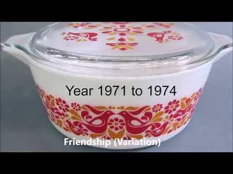 Pyrex Patterns Through The Years 1968 - 1986 (Part 3) Made in the U.S.A. #Pyrex #Vintage