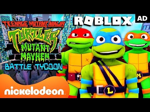 TMNT: Mutant Mayhem BATTLE TYCOON in Roblox 🎮 | Official Trailer | Nickelodeon