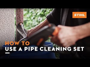 STIHL pipe cleaning set | How to assemble and use it | Instruction