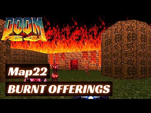 Doom 64 (100%) Walkthrough (Map22: Burnt Offerings)