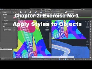 Apply Styles To Objects In Civil 3d | Chapter-2 Exercise No-1 | Civil 3d Complete Free Course