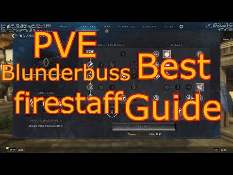 The Best PvE Blunderbuss Fire Staff Meta Build Guide for New World: Aeternum 🚀🔥