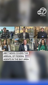 From protests to President Donald Trump backing off his order for an immigration operation in San Francisco on Saturday, ABC7 News reporters were spread out across the Bay Area Thursday covering demonstrations, events and people's perspectives. For the latest on the arrival of federal agents, click the link below. | ABC7 News
