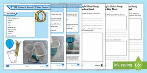 STEM: Make a Simple Water Pump