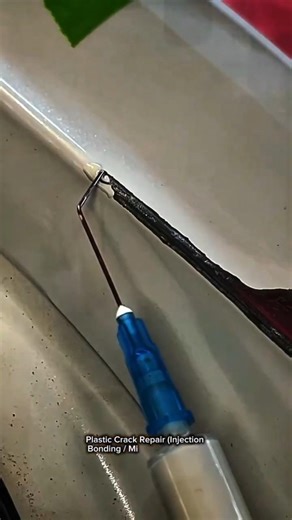 Precision Plastic Crack Repair Using Syringe Injection | Smart Auto Body Fix