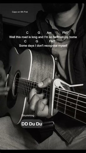 how to play The road is long by passenger #guitar #music #shorts