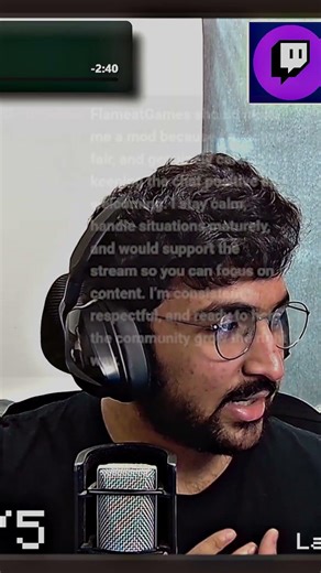 My FIRST Mod Application! #twitch