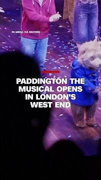 Paddington the musical opens on London's West End