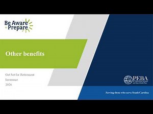 2026 Get Set For Retirement: Other benefits