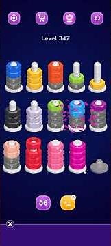 Nut Sort Level 347 Walkthrough | Nuts — Color Sort 347 solution