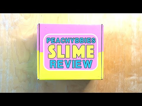 Peachybbies Slime Unboxing and Review