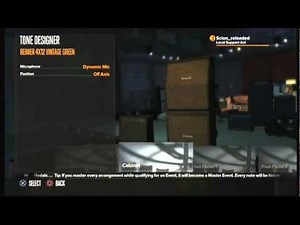 Rocksmith PS3 Freestyle Gameplay - Rock Jam Amp Guide
