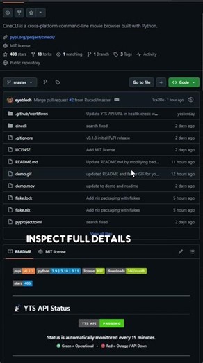 CineCLI: a cross-platform movie browser for the command line