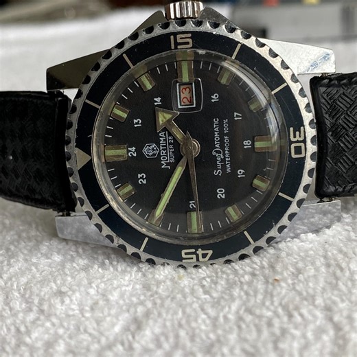 Vintage Mortima Skin Diver Watch Manual Winding 1970s Retro Diver Black Dial Collector Timepiece - Etsy Australia
