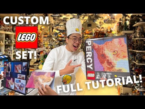 I Made a Custom LEGO Set for my Friend's Birthday - and YOU can too! Full Tutorial!
