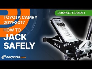 How to jack your Toyota Camry safely ? ⬆ 🚗
