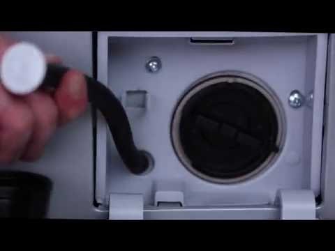 Cleaning the Button Trap - Haier Washer/Dryer Combo HLC1700AXS & HLC1700AXW