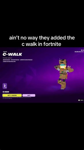 C Walk Emote in Fortnite Featuring Snoop Dogg