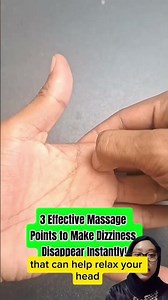 3 Effective Massage Points to Make Dizziness Disappear Instantly #indonesian #traditional #natural