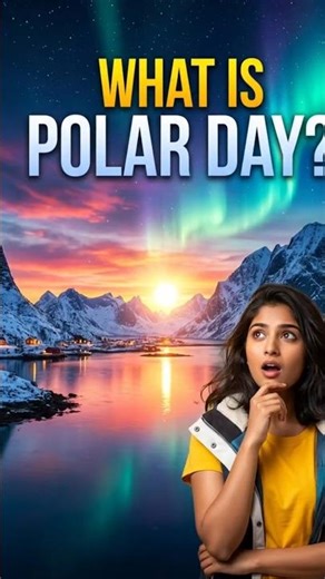 “Sunset aagatha place irukku 😳 | Polar Day Explained”