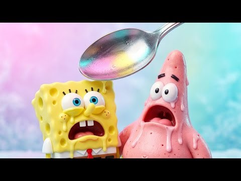 SpongeBob Turned into ICE CREAM! 🍦 Satisfying Melting | Epic 4K SpongeBob Animation