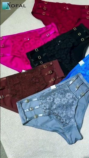 Elegant Lace & Strappy Panties Collection | Nofal Designer | Modern Lingerie for Confident Women 👙💫