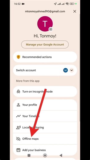 Use Google Maps Without Internet 🌍 | Offline Maps Trick | #Shorts