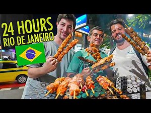 24 Hours of Brazilian Food in Rio De Janeiro 🇧🇷 MEAT WOLVERINE w/ ‪@rio4fun‬