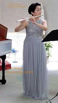 【フルート&チェンバロ】 モーツァルト : ロンド ニ長調 KV373 W.A.Mozart : Rondo D-Dur KV373