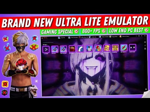 2025 Brand New Ultra Lite Emulator For Free Fire Low End PC || Best Android Emulator For PC (No Lag)