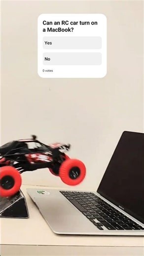 Kya ye rc car macbook ko on kar pyegi ? power on challenge ! 🤯 #apple