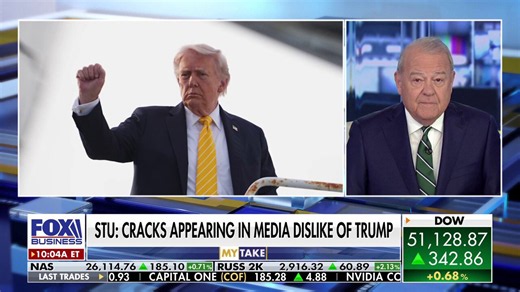 Stuart Varney: Cracks are appearing in the media's 'monolithic' dislike of Trump