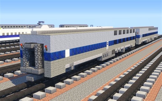 我的世界Amtrak Viewliner卧铺和餐车 车厢教程