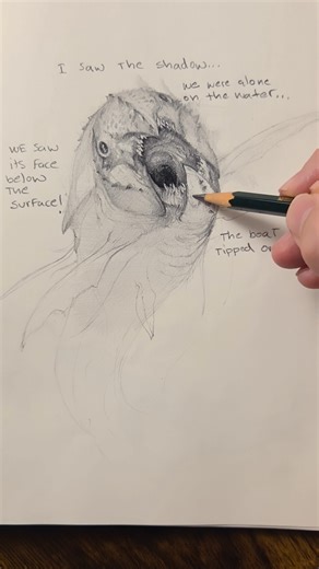 I looked into the water and saw this near my boat!