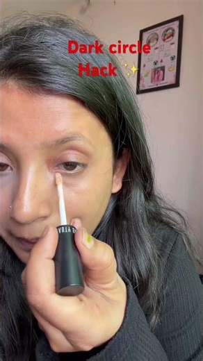 Dark circle hack✨ #darkcircles #youtubeshorts #shorts