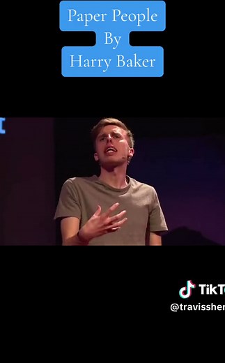 Another beautiful spoken word performance by the poet, Harry Baker. This poem is “Paper People.” #HarryBaker #spokenword #poetry #movingperformance #GreatPerformances #emotional #slamchampion @Harry Baker