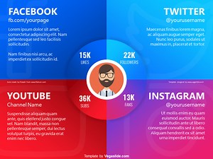 Social Media Introduction PowerPoint Template - Vegaslide