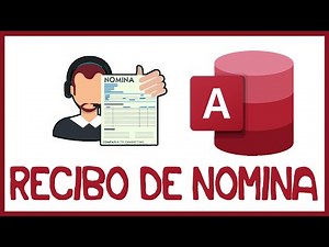 🔴 How to create a payroll receipt in a Microsoft Access database