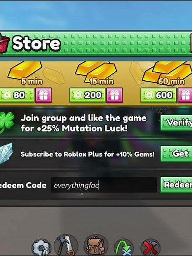 ALL WORKING CODES in Roblox The Everything Factory #roblox #robloxcodes
