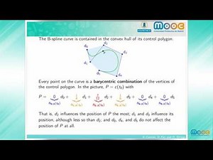 MOOC Curves 8.4: Effect of the basis functions on the curve